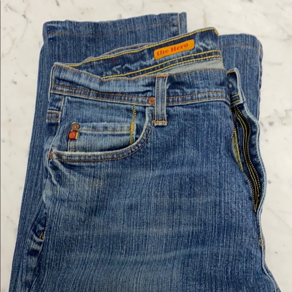 Mens AG Adriano Goldschmied The Hero Dark Wash - Picture 2 of 5